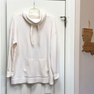Women's White Turtleneck Sweater